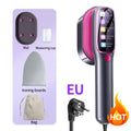 Mini Ferro a Vapor Portátil Dobrável – Passa a Ferro Vertical e Horizontal para Viagens e Casa