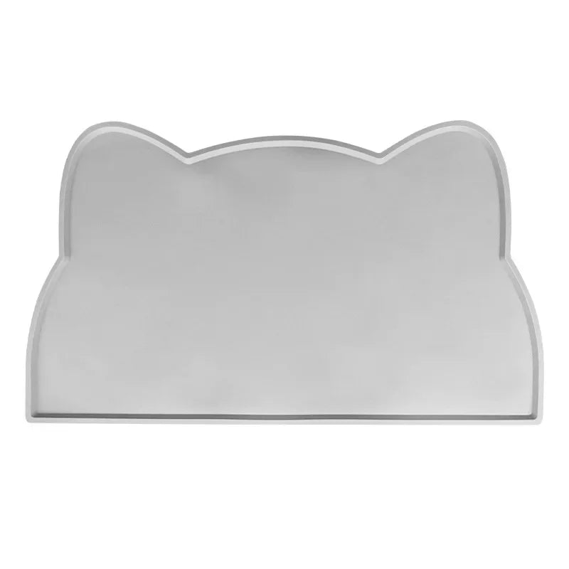 Tapete de Alimentação Especial de Silicone para Cães e Gatos, Bandeja Antiderrapante e Impermeável para Tigelas de Animais de Estimação