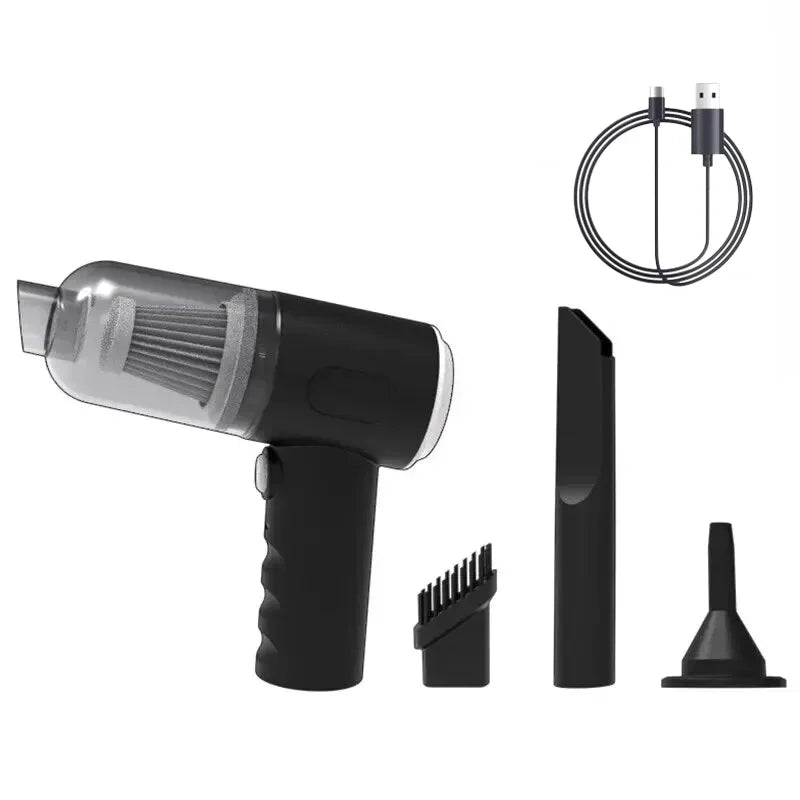 Mini Aspirador Sem Fios Portátil – Potência e Limpeza em Qualquer Lugar