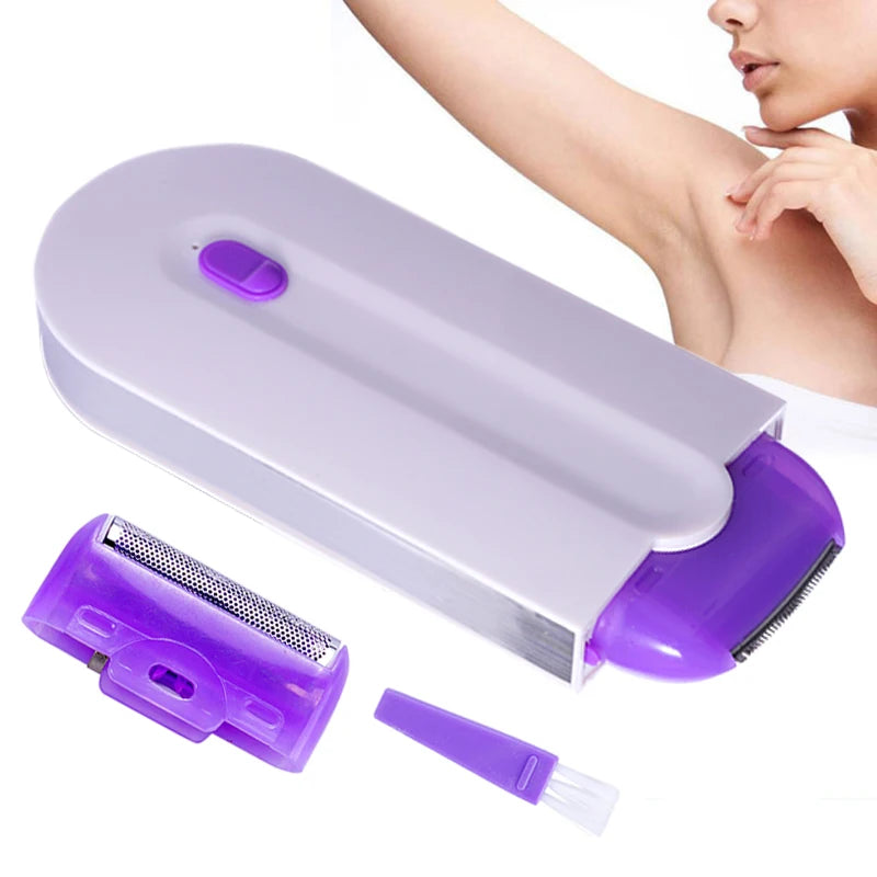 Depiladora Elétrica Recarregável USB – Suave, Rápida e Indolor