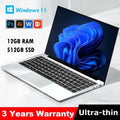 Portátil Windows 11 Full HD 15.6” | Intel Atom X7 | 12GB RAM | SSD 512GB/1TB | Wi-Fi Dual Band